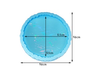 Epoksi Dalgalı Bardak Altlığı Desenli Bardak Altı Hologram Kalıbı Silikon 8.5x8.5cm GT9477 Epoksi Dalgalı Bardak Altlığı Desenli Bardak Altı Hologram Kalıbı Silikon 8.5x8.5cm GT9477