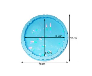 Epoksi Dalgalı Bardak Altlığı Desenli Bardak Altı Hologram Kalıbı Silikon 8.5x8.5cm GT9476 Epoksi Dalgalı Bardak Altlığı Desenli Bardak Altı Hologram Kalıbı Silikon 8.5x8.5cm GT9476