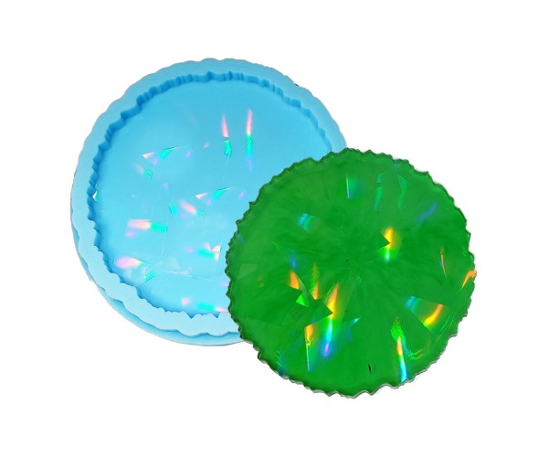 Epoksi Dalgalı Bardak Altlığı Desenli Bardak Altı Hologram Kalıbı Silikon 8.5x8.5cm GT9476 Epoksi Dalgalı Bardak Altlığı Desenli Bardak Altı Hologram Kalıbı Silikon 8.5x8.5cm GT9476