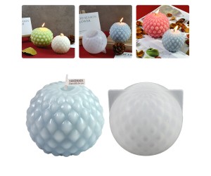 Epoksi Süs Kalıbı Su Damlası Desenli Mumluk Kalıbı Taş Tozu Damla Sabun Kalıbı Silikon 7.2x7.2cm