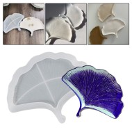 Epoksi Yaprak Çerezlik Kalıbı Taş Tozu Çerezlik Kalıbı Yaprak Beton Alçı Çerezlik Kalıbı Silikon 18.5x14.7cm