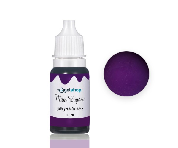 Mum Boyası Mum Renklendirici Boya Mum Sıvı Pigment 15ml - SH70 Violet Mor