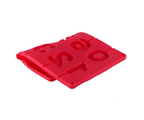 Pasta Rakam Kalıbı Silikon Çubuklu Rakam Kalıbı Çikolata Rakam Kalıbı Silikon 5x4cm GT072
