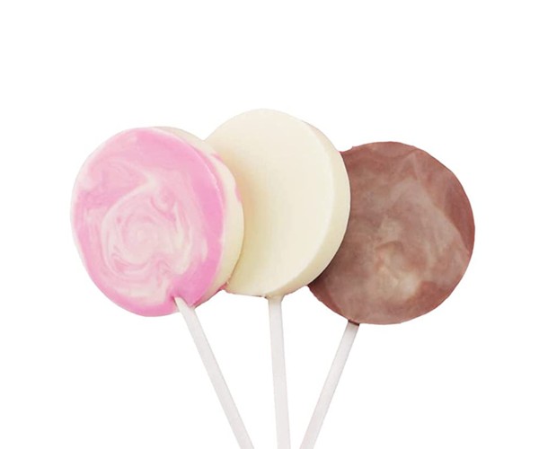 Lolipop Kalıbı Yuvarlak Lolipop Kalıbı Daire Çoklu Lolipop Kalıbı Silikon 5x5x1cm