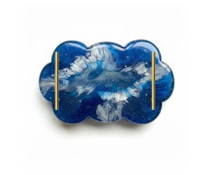 Epoksi Bulut Tepsi Kalıbı Silikon 37x23cm