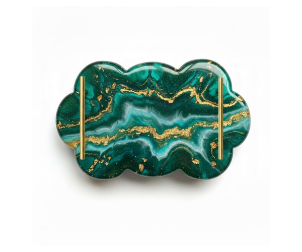 Epoksi Bulut Tepsi Kalıbı Silikon 37x23cm