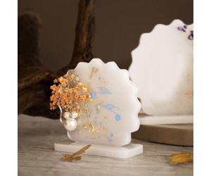 Epoksi Magnet Kalıbı Ayaklı Masa Süsü Çoklu Magnet Kalıbı Silikon 8x7.4cm