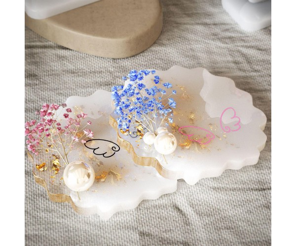 Epoksi Magnet Kalıbı Ayaklı Masa Süsü Çoklu Magnet Kalıbı Silikon 8x7.4cm