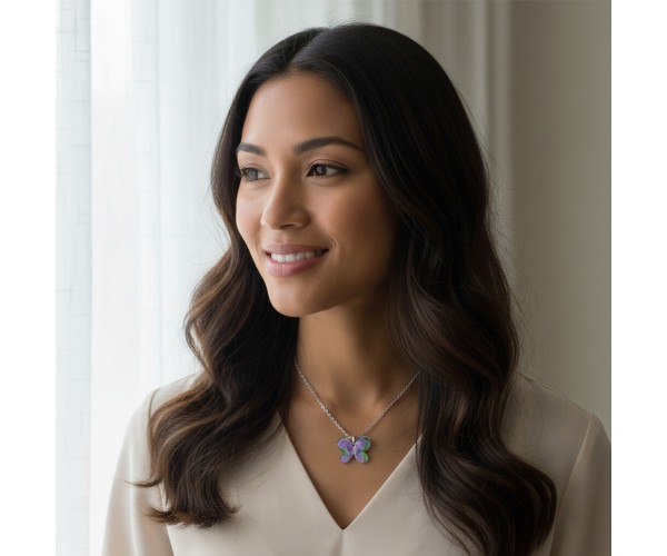 Epoksi Kelebek Kalıbı Kelebek Anahtarlık Kolye Kalıbı Silikon 2.5x2.5cm