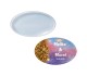 Epoksi Magnet Kalıbı Oval Magnet Kalıbı Silikon 9x6cm