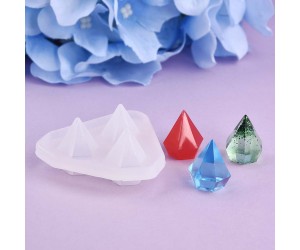 Epoksi Elmas Kolye Kalıbı Kristal Elmas Küpe Kalıbı Silikon 1.8x1.3cm Epoksi Elmas Kolye Kalıbı Kristal Elmas Küpe Kalıbı Silikon 1.8x1.3cm