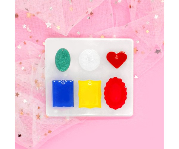 Epoksi Anahtarlık Kolye Kalıbı Fotoğraf Kalıbı Takı Resimlik Kalıbı Silikon