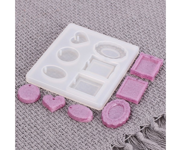 Epoksi Anahtarlık Kolye Kalıbı Fotoğraf Kalıbı Takı Resimlik Kalıbı Silikon