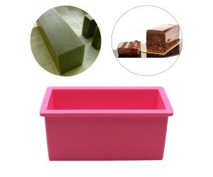 Epoksi Dikdörtgen Obje Kalıbı Dikdörtgen Pasta Kalıbı Derin Dikdörtgen Sabun Kalıbı 15x7.5x6cm
