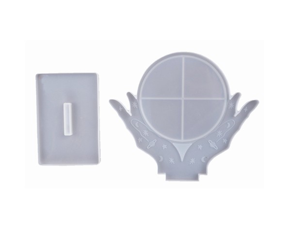 Epoksi Ayna Kalıbı Makyaj Aynası Kalıbı Silikon 17.8x15.5cm Epoksi Ayna Kalıbı Makyaj Aynası Kalıbı Silikon 17.8x15.5cm