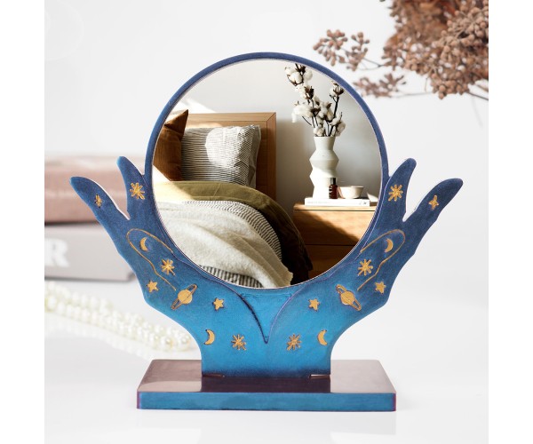 Epoksi Ayna Kalıbı Makyaj Aynası Kalıbı Silikon 17.8x15.5cm Epoksi Ayna Kalıbı Makyaj Aynası Kalıbı Silikon 17.8x15.5cm