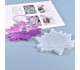 Epoksi Lotus Çiçek Bardak Altlığı Kalıbı Lotus Bardak Altı Kalıbı Silikon 15.2x12cm