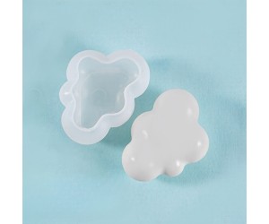 Epoksi 3D Bulut Kalıbı Küçük Boy Bulut Kalıbı Silikon 4.8x3.5cm