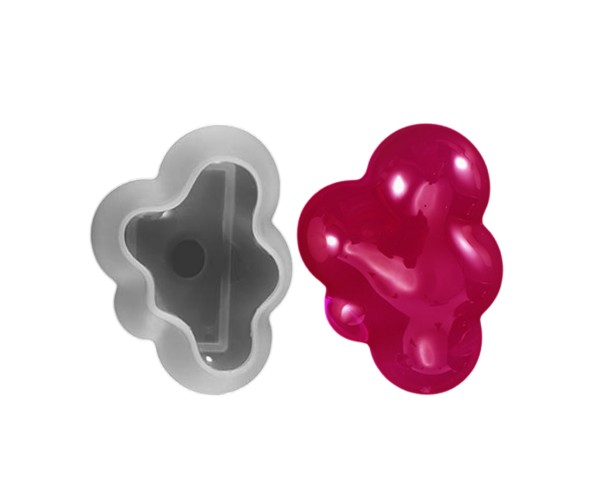 Epoksi 3D Bulut Kalıbı Büyük Boy Bulut Kalıbı Silikon 7x5cm