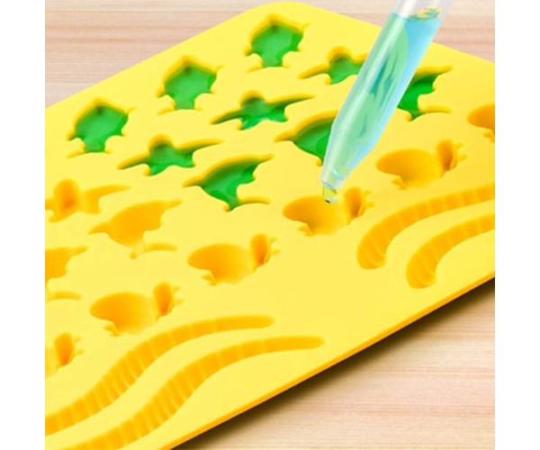 Epoksi Jelibon Kalıbı Haribo Kalıbı Deniz Canlıları Kalıbı Solucan Haribo Kalıbı - Damlalık Esans Hediyeli