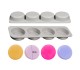 Sabun Kalıbı Yuvarlak Daire Sabun Kalıbı Çoklu Sabun Kalıbı Silikon 6x6cm GT224