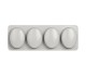 Sabun Kalıbı Oval Sabun Kalıbı Çoklu Oval Sabun Kalıbı Silikon 7.5.4cm GT793