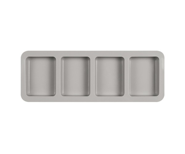 Sabun Kalıbı Dikdörtgen Sabun Kalıbı Çoklu Dikdörtgen Sabun Kalıbı Silikon 7.5x5.6cm GT792