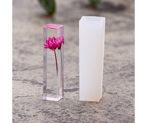 Epoksi Kare Kolye Kalıbı Takı Kalıbı Silikon 5x1.5cm