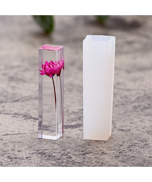 Epoksi Kare Kolye Kalıbı Takı Kalıbı Silikon 5x1.5cm