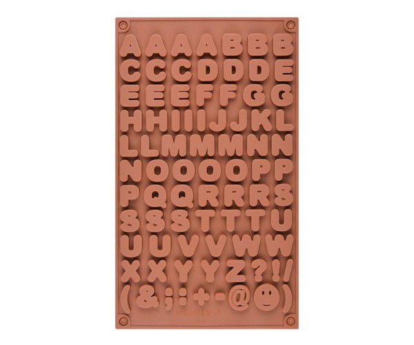 Pasta Harf Kalıbı Bubble Alfabe Kalıbı Taş Tozu Harf Kalıbı Şeker Hamuru Harf Kalıbı Silikon 2x2cm