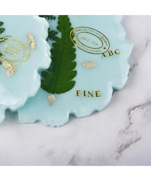 Epoksi Harf Sticker Çıkartmalı Sticker Harf Gold 45mm