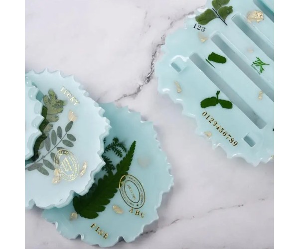 Epoksi Harf Sticker Çıkartmalı Sticker Harf Gold 45mm