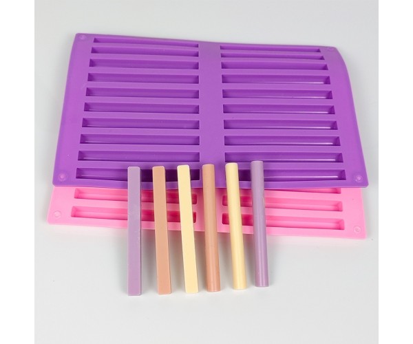 Sakız Kalıbı Çoklu Kraker Kalıbı Çoklu Jelibon Kalıbı Solucan Jelibon Kalıbı 10x1cm