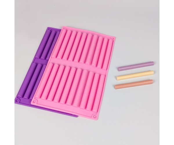 Sakız Kalıbı Çoklu Kraker Kalıbı Çoklu Jelibon Kalıbı Solucan Jelibon Kalıbı 10x1cm