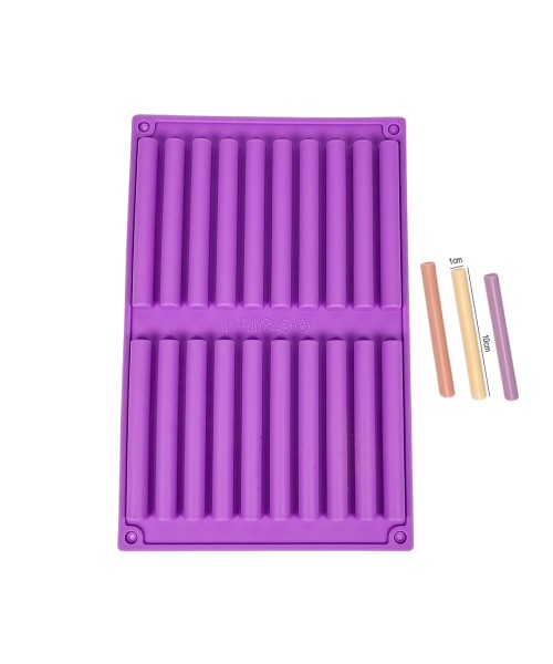 Sakız Kalıbı Çoklu Kraker Kalıbı Çoklu Jelibon Kalıbı Solucan Jelibon Kalıbı 10x1cm