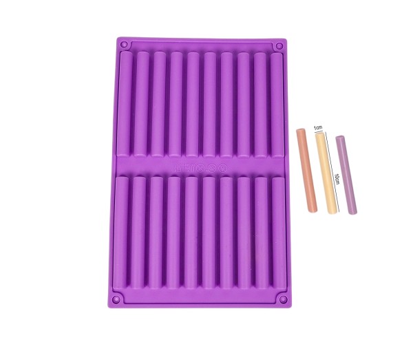 Sakız Kalıbı Çoklu Kraker Kalıbı Çoklu Jelibon Kalıbı Solucan Jelibon Kalıbı 10x1cm