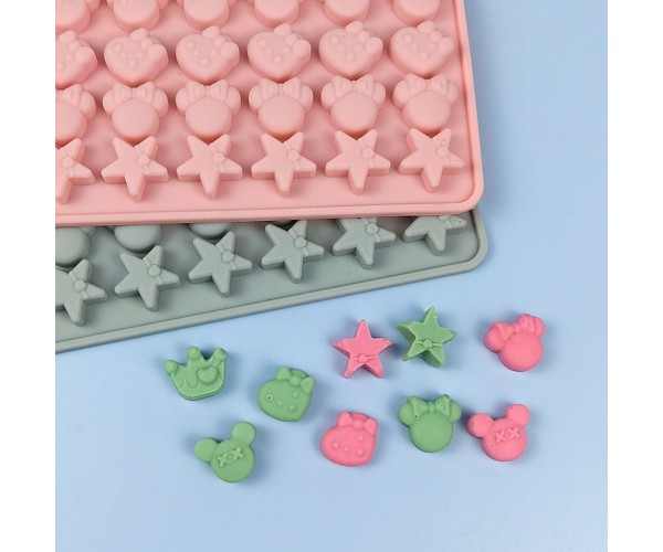 Epoksi Şekerleme Mickey Mouse Jelibon Kalıbı Kalp Yıldız Taç Haribo Kalıbı-Damlalık Esans Hediyeli Epoksi Şekerleme Mickey Mouse Jelibon Kalıbı Kalp Yıldız Taç Haribo Kalıbı-Damlalık Esans Hediyeli