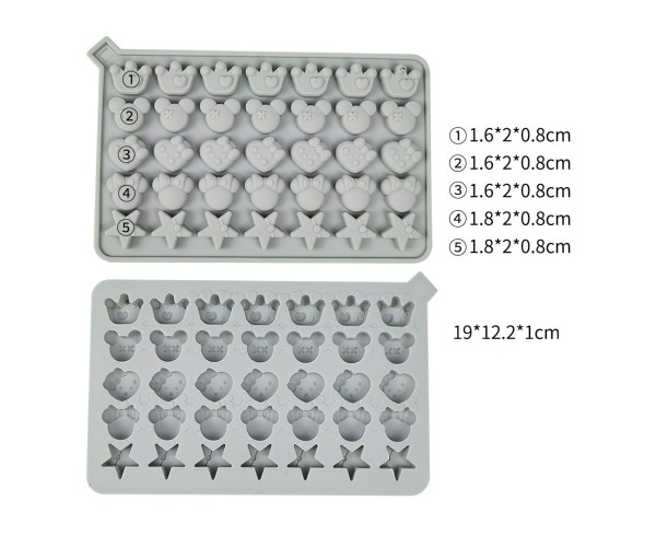 Epoksi Şekerleme Mickey Mouse Jelibon Kalıbı Kalp Yıldız Taç Haribo Kalıbı-Damlalık Esans Hediyeli Epoksi Şekerleme Mickey Mouse Jelibon Kalıbı Kalp Yıldız Taç Haribo Kalıbı-Damlalık Esans Hediyeli