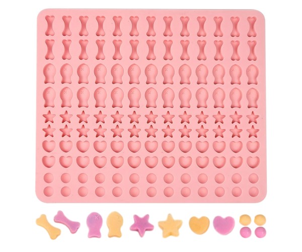 Epoksi Jelibon Kraker Kemik Kalp Yıldız Jelibon Kalıbı Balık Haribo Kalıbı - Damlalık Esans Hediyeli