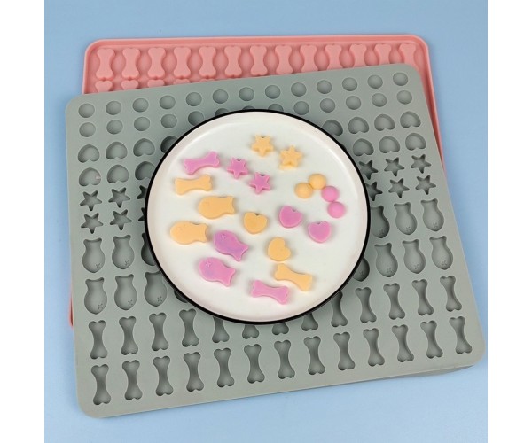 Epoksi Jelibon Kraker Kemik Kalp Yıldız Jelibon Kalıbı Balık Haribo Kalıbı - Damlalık Esans Hediyeli