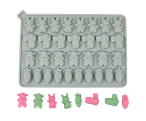 Epoksi Jelibon Kraker Kalıbı Tavşan Hayvan Jelibon Kalıbı Balık Haribo Kalıbı - Damlalık Esans Hediyeli