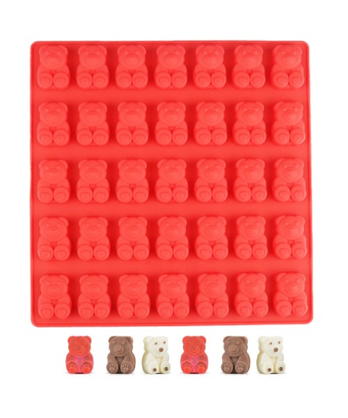 Epoksi Haribo Ayıcık Kalıbı Çikolata Jelibon Kalıbı Haribo Kalıbı - Damlalık Esans Hediyeli