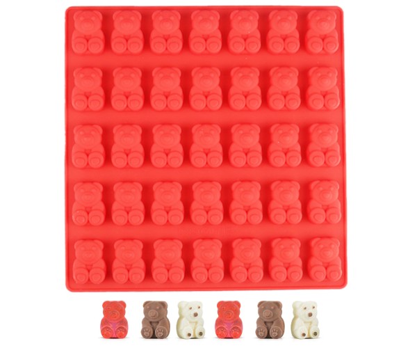 Epoksi Haribo Ayıcık Kalıbı Çikolata Jelibon Kalıbı Haribo Kalıbı - Damlalık Esans Hediyeli