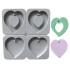 Sabun Kalıbı Kalp Sabun Kalıbı Kalp Taş Tozu Kalıbı Silikon GT282