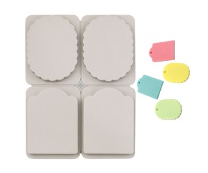 Sabun Kalıbı Oval Dalgalı Dikdörtgen Sabun Kalıbı Kalp Taş Tozu Kalıbı Silikon GT281