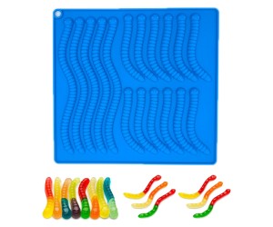 Epoksi Jelibon Kalıbı Solucan Jelibon Kalıbı Çikolata Solucan Kalıbı - Damlalık Esans Hediyeli