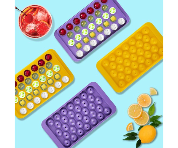 Çoklu Buz Kalıbı Küre Buz Kalıbı Bardak Buz Kalıbı Buzluk Salkım Üzüm Modeli Silikon