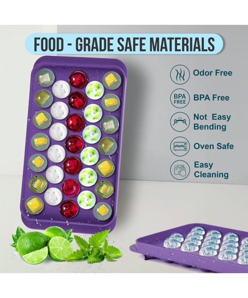 Çoklu Buz Kalıbı Küre Buz Kalıbı Bardak Buz Kalıbı Buzluk Salkım Üzüm Modeli Silikon