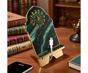 Epoksi Telefon Tutucu Ramazan Modeli Ayaklı Telefon Tutucu Kalıbı Silikon 19x10cm