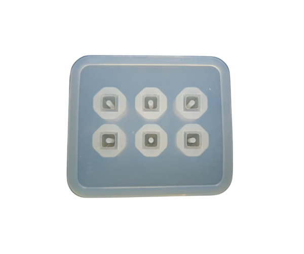 Epoksi Tesbih Kalıbı Kristal Boncuk Kalıbı Takı Boncuk Kalıbı Silikon 12mm GT9036